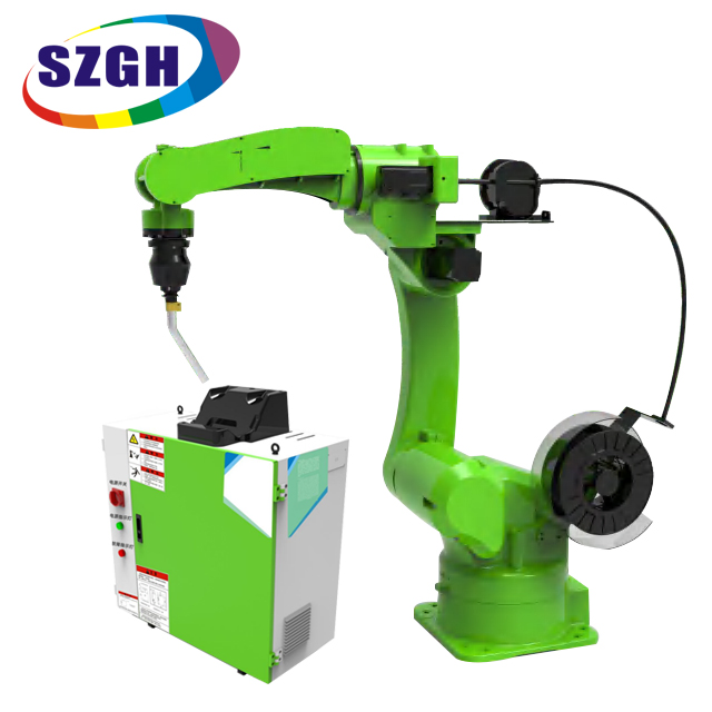 6 Axis Aluminum Industrial Mini Robot Arm 6 Kg Educational Robotic Arm for Painting, Handling, Loading, Unloading, Welding, Plasma Cutting and Grinding