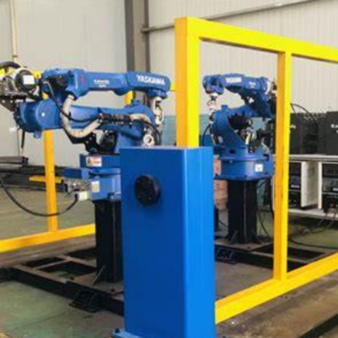 Professional Industrial Welding Robot Arm-Controlled Welding Positioner Workstation/Unit Realizes Automated Welding