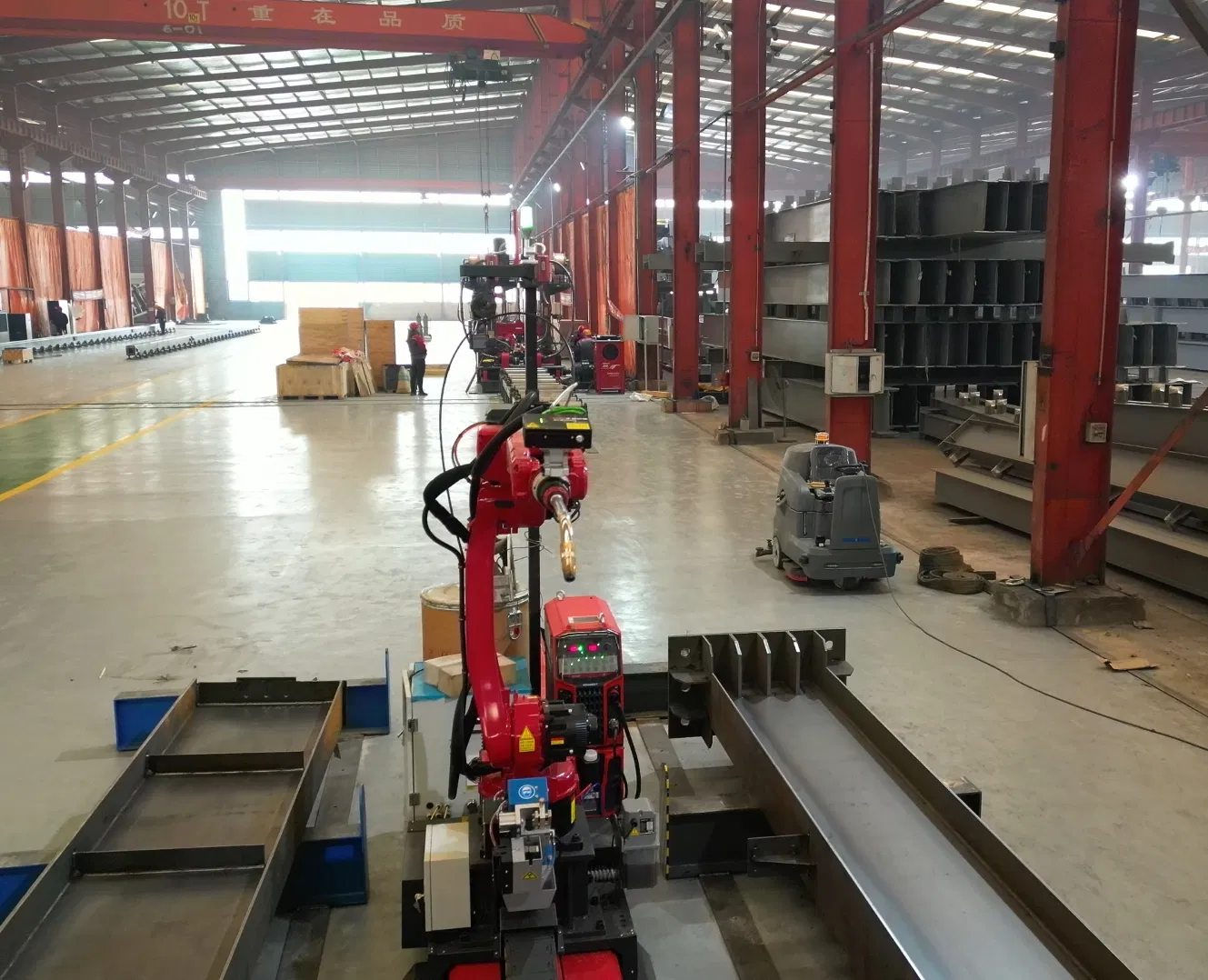 Zmde ISO/CE Certified H Beam T Beam Welding Robot Arm