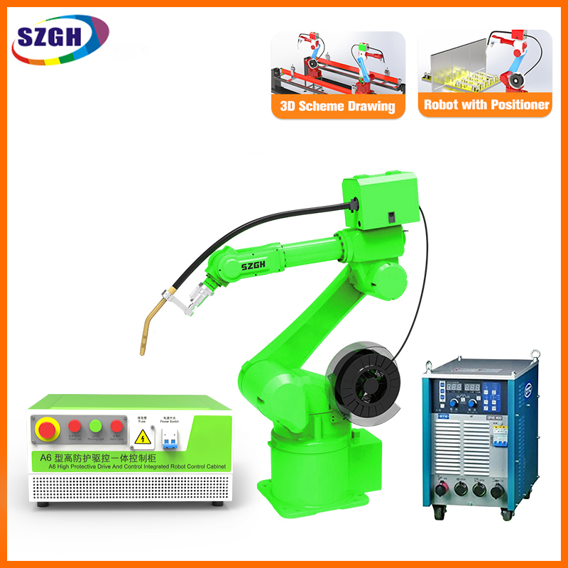 Friendly Programming Laser Industrial Welding Robot Machine Automatic TIG Welding Robot Arm
