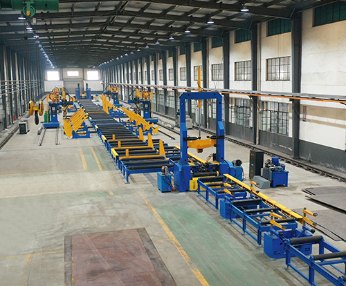 6 Axis Robotic Arm Industrial H Beam Automatic Submerged Welding Robot Rail Welding Station PLC Controlled Engine/Motor