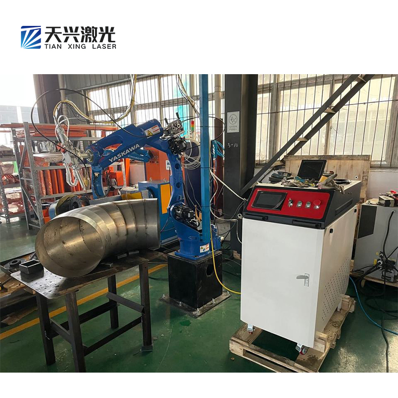 Robot Laser Welding Machine Kitchenware Integrated Stove Fully Automatic Wire Filling Welding Robot Arm Type Six Axis Programming Welding