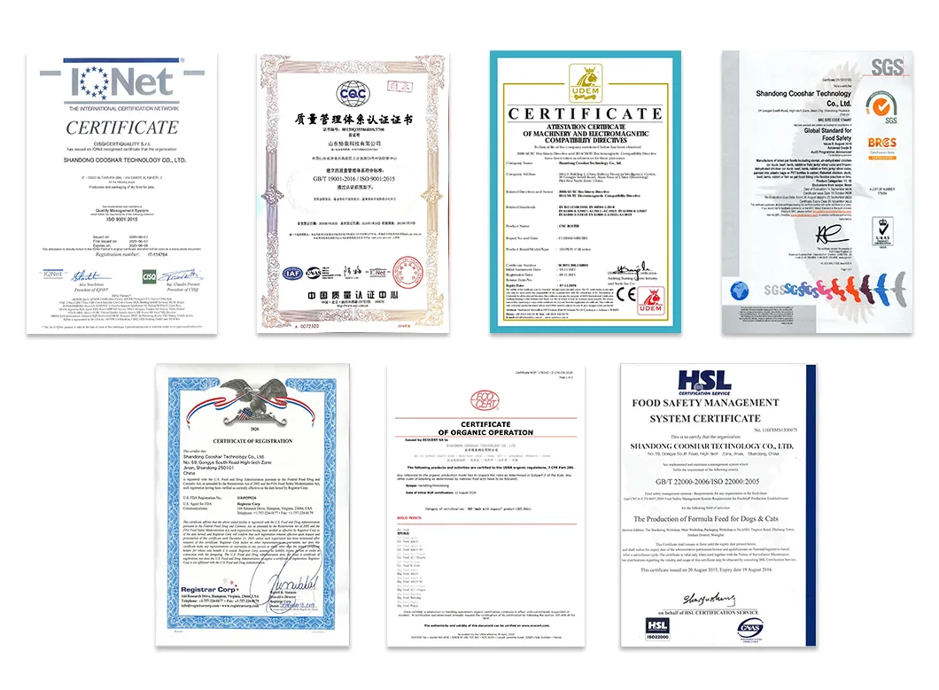 Certifications
