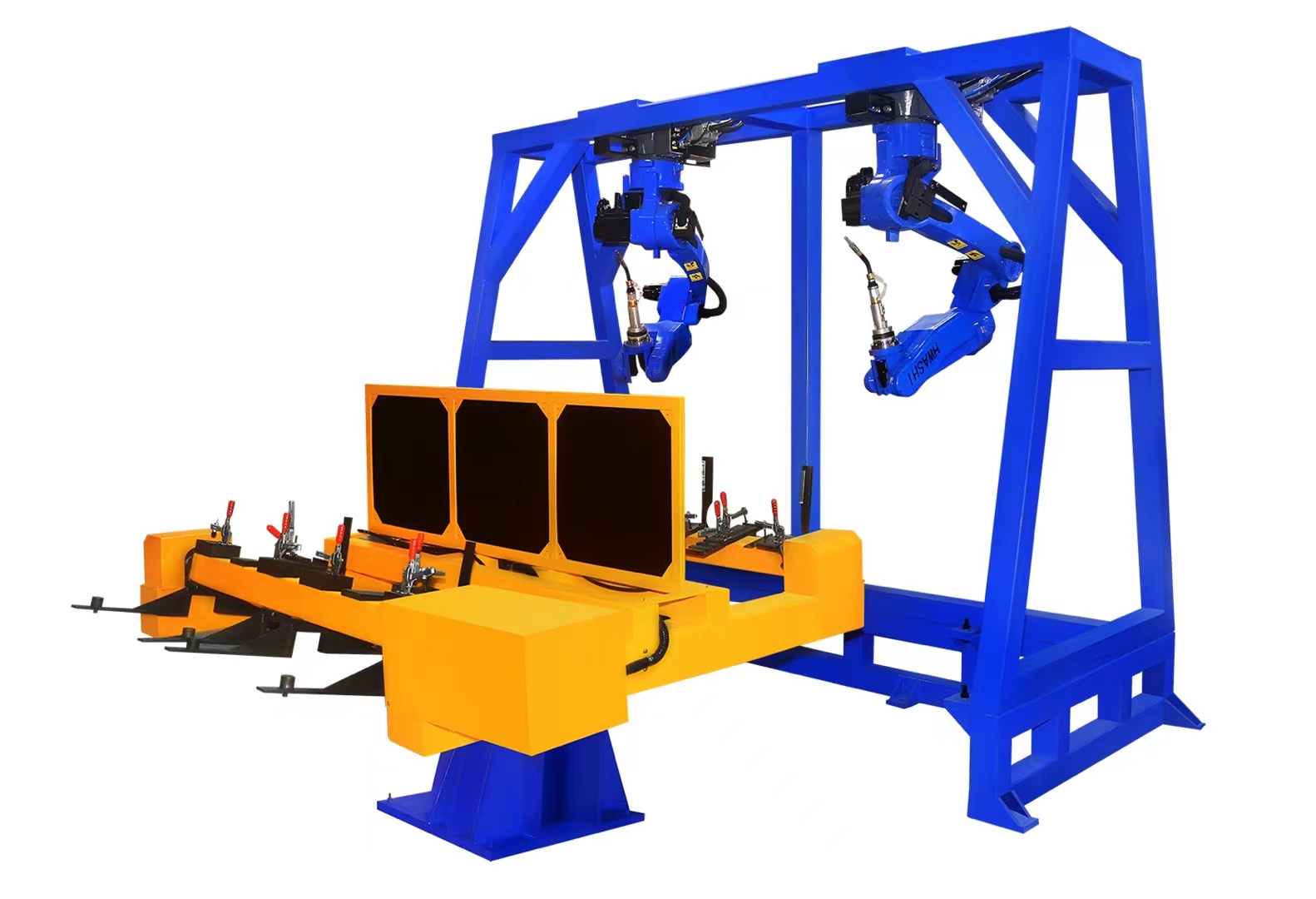 Welding Robot With Laser Tracking System