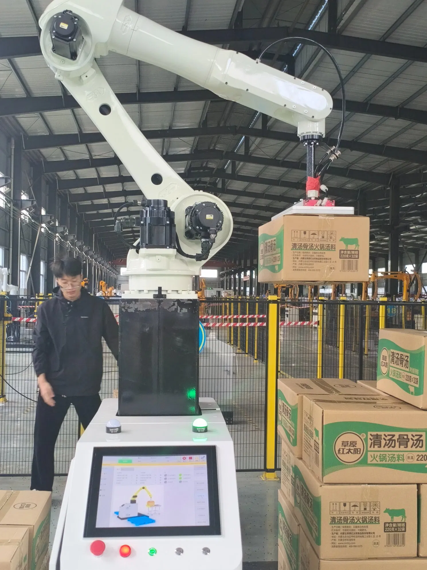High-Capacity 40kg Payload Collaborative Robot Arm with 2000mm Reach