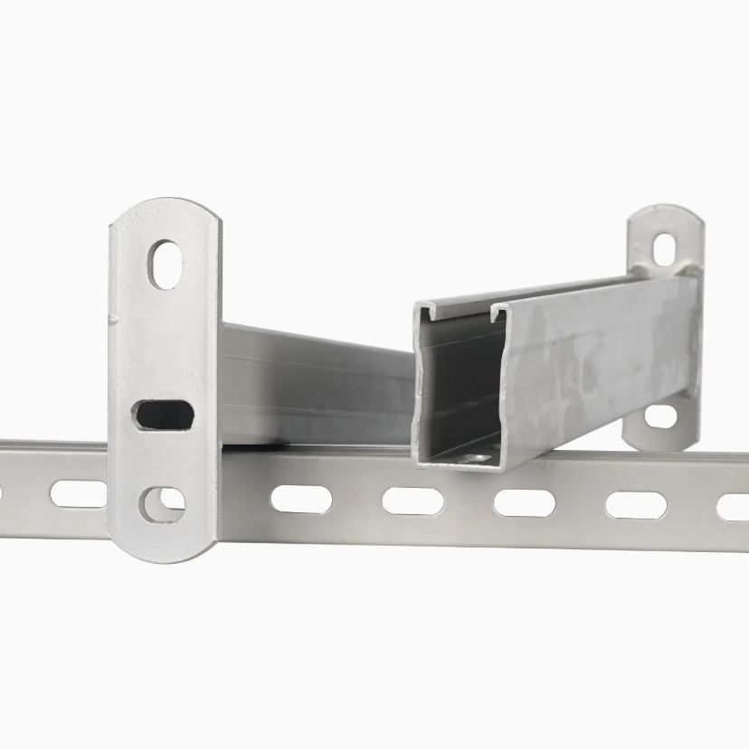 HDG C-Channel Strut Cantilever Arms— Welding, Cutting, Decoiling Services Available