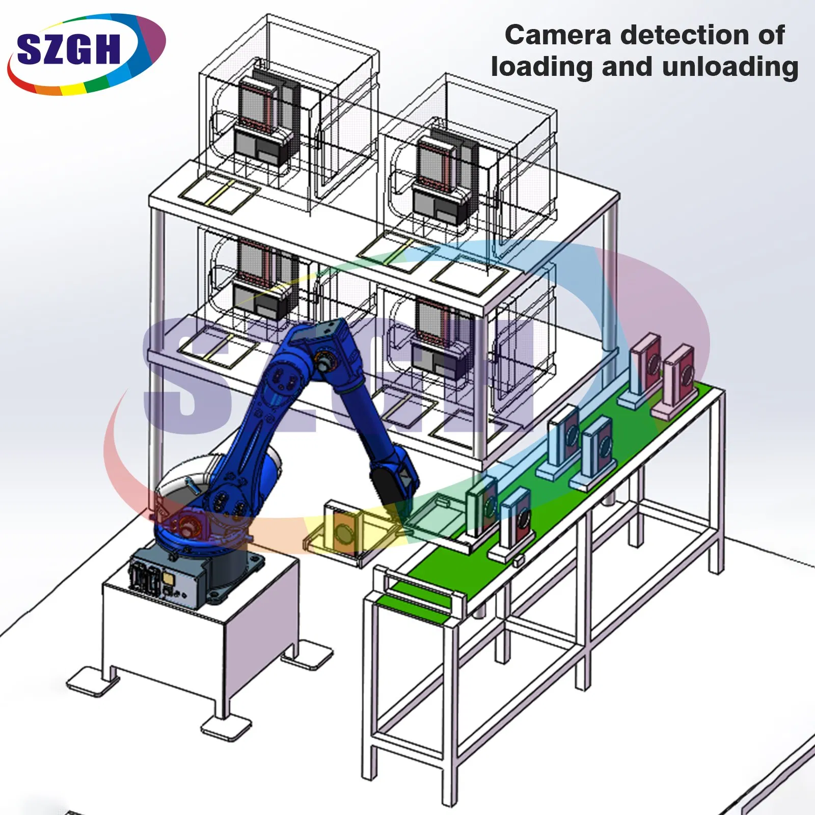 SZGH T1600 10kg Robotic Welding Arm for Steel Welding