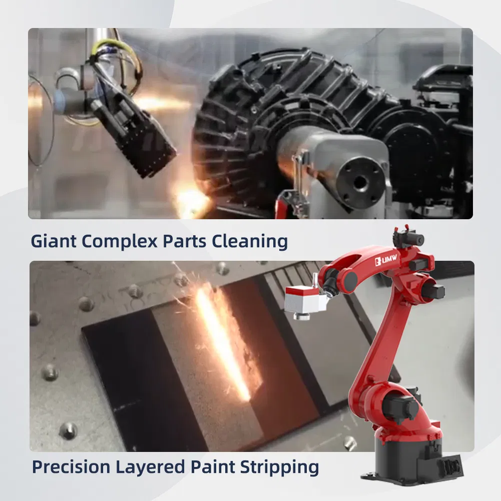 Advanced High-Precision Laser Robotic Arm for Metal Surface Cleaning