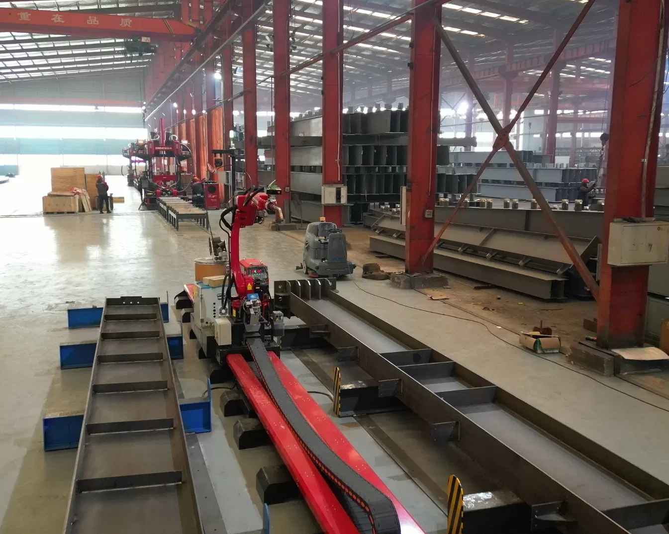 Zmde ISO/CE Certified H Beam T Beam Welding Robot Arm