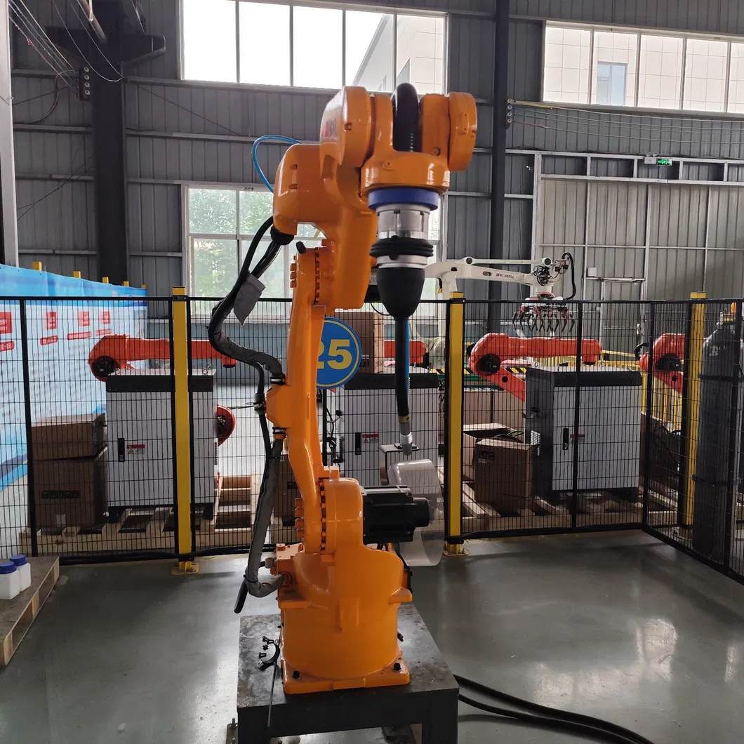 Six-Axis Industrial Robot Arm Dedicated for Welding with 10kg Payload - Side View