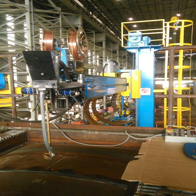 High Precision Welding Manipulator for Pressure Vessel Production Line