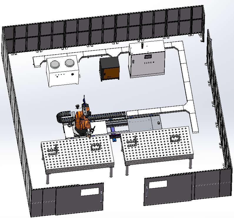 Advanced High-Precision 6 Axis Fiber Laser Welding Robot Arm
