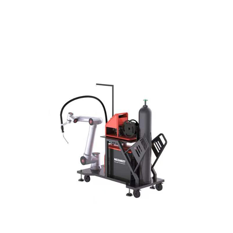 6-Axis Arm Arc Mig Mobile Welding Robot Workstation for Automated Welding of Pipe Steel Structures
