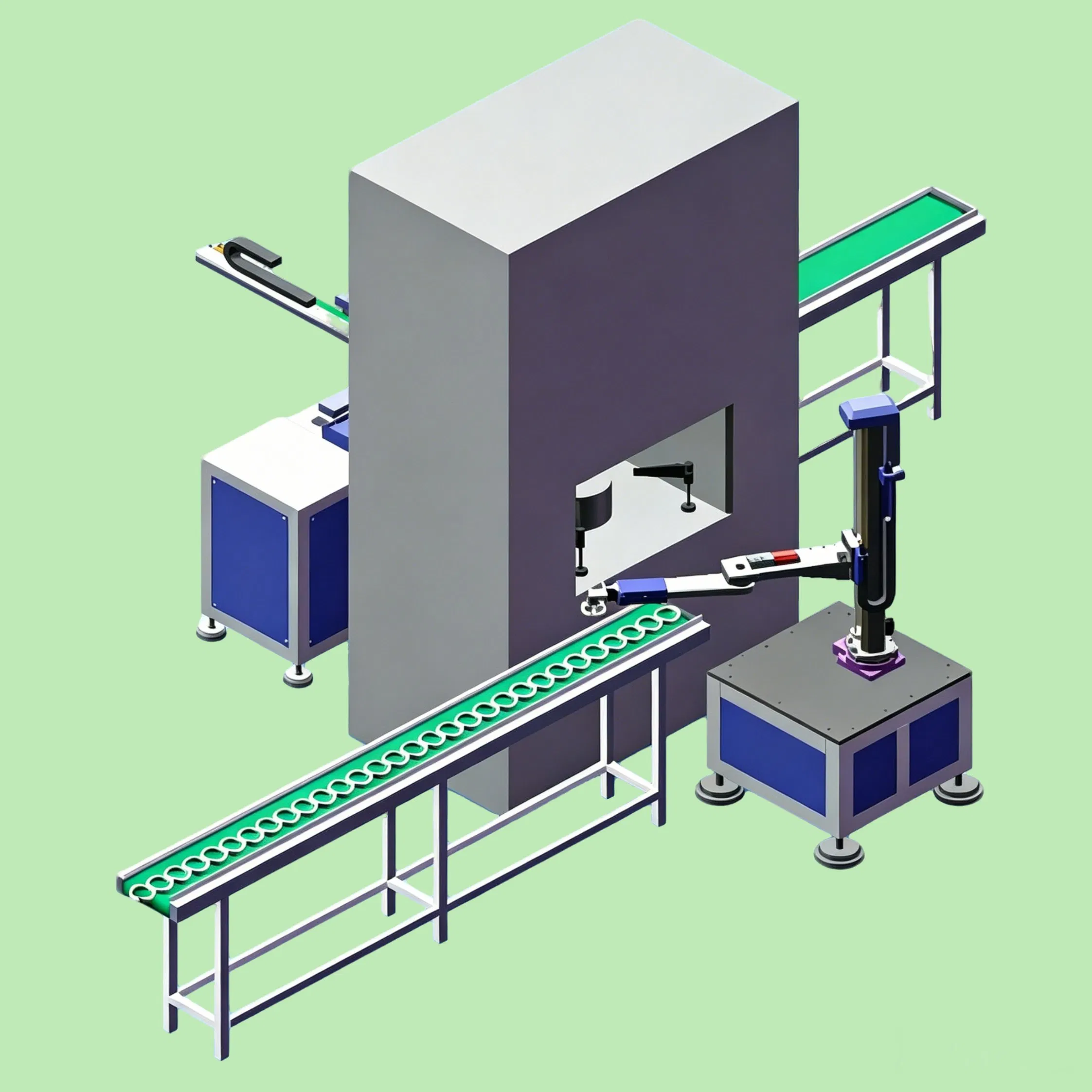 High-Precision Electrical Robot / CNC Manipulator with Continuous Path Control