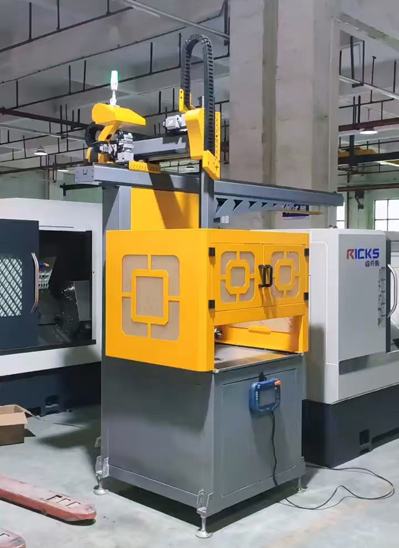 Servo Controlled Gantry Robot for CNC Lathe Automatic Loading and Unloading Operations