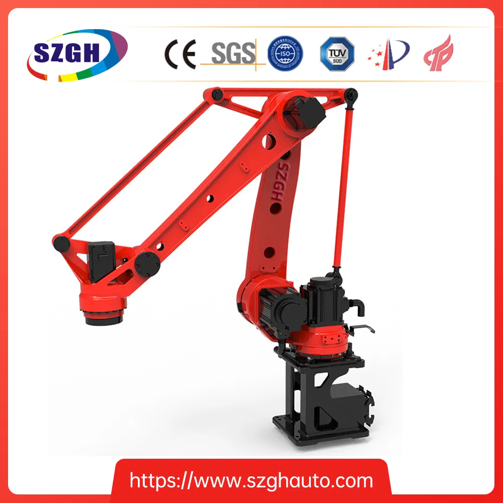 Versatile 4 Axis Robotic Arm for Efficient Heavy Payload Handling
