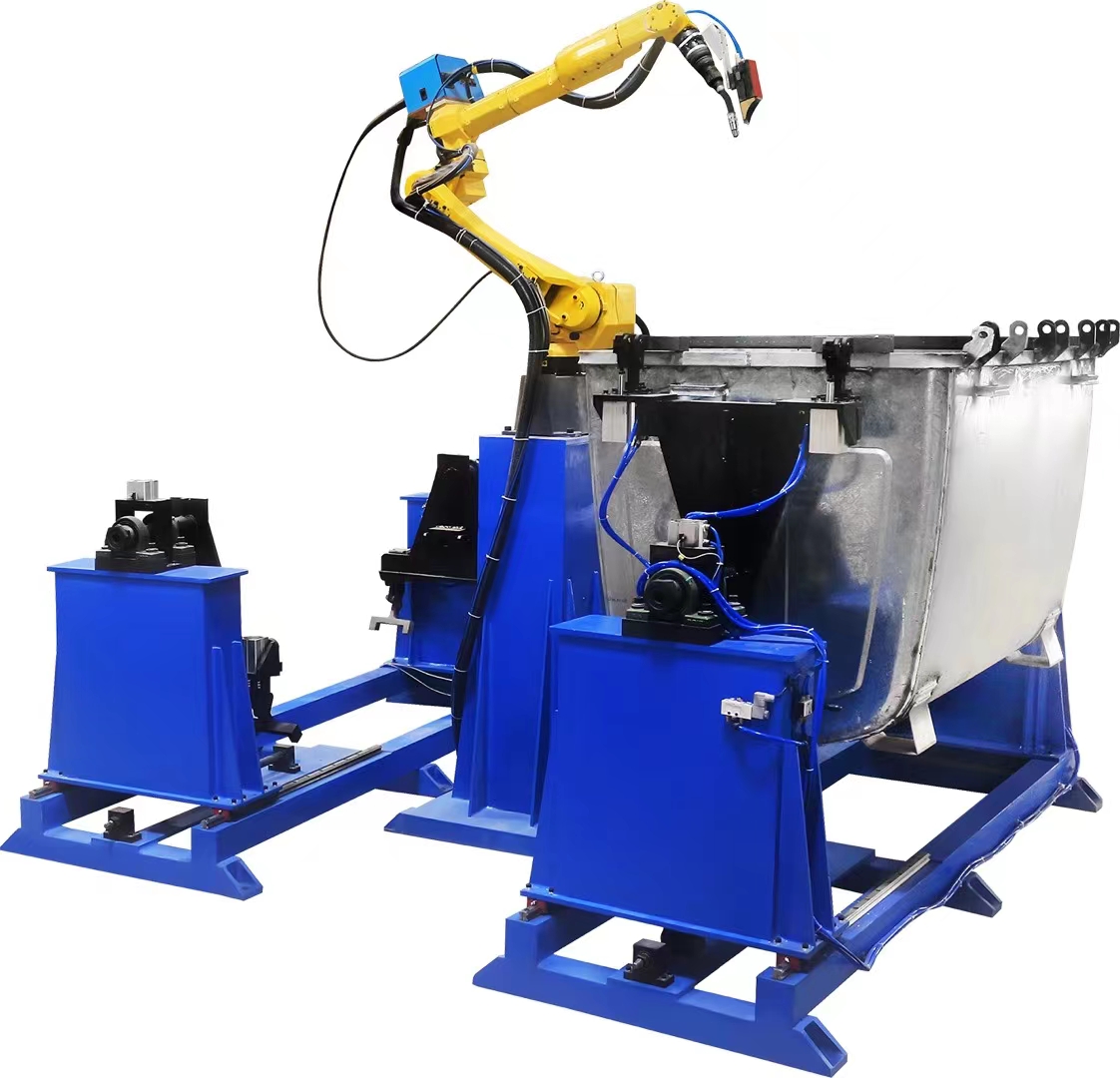 Welding Robot With Laser Tracking System