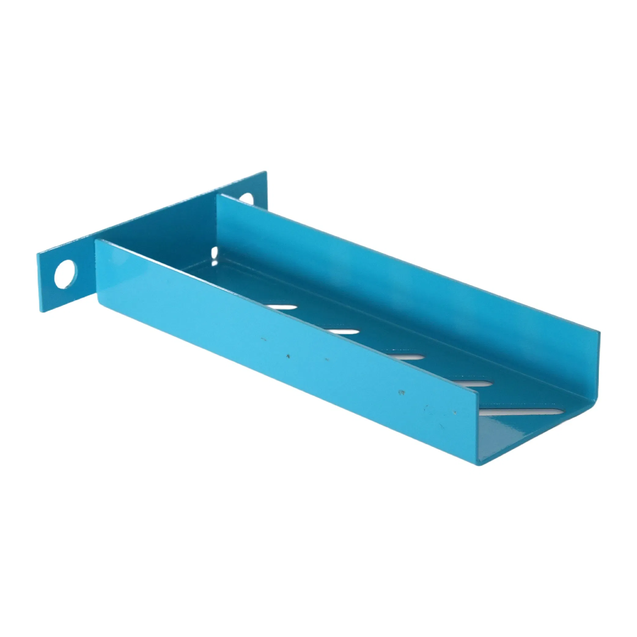 Professional Carbon Steel Sheet Metal Bending Long Support Arm with Ral3000 Red Powder Coating for Industrial Automation