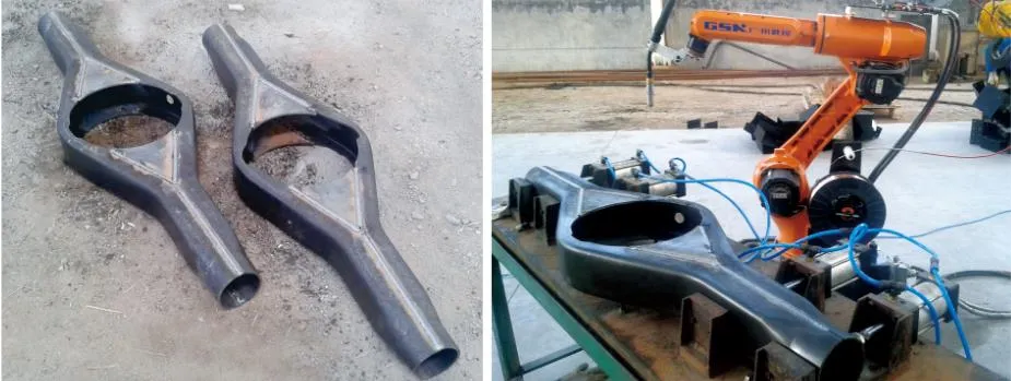Powerful Industrial Robot Arm for Streamlined Welding Processes