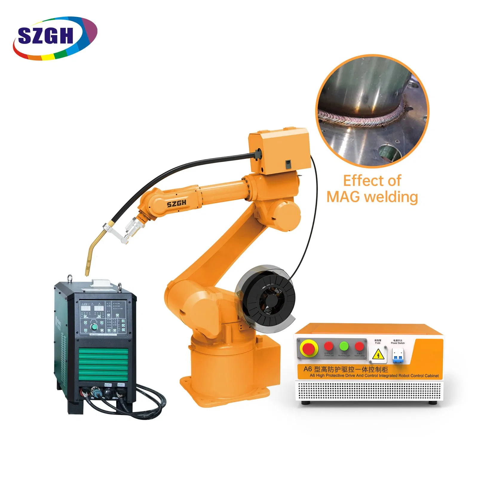 Friendly Programming Laser Industrial Welding Robot Machine Automatic TIG Welding Robot Arm