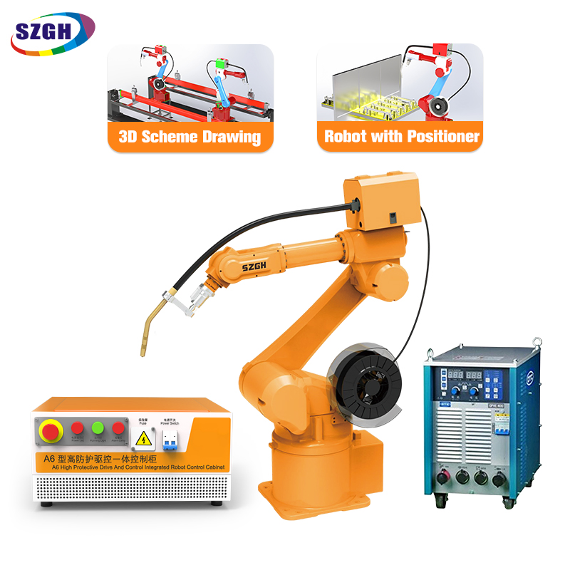 6 Axis Servo Drive Robot Arm Robot for ARC MIG Welding Machine