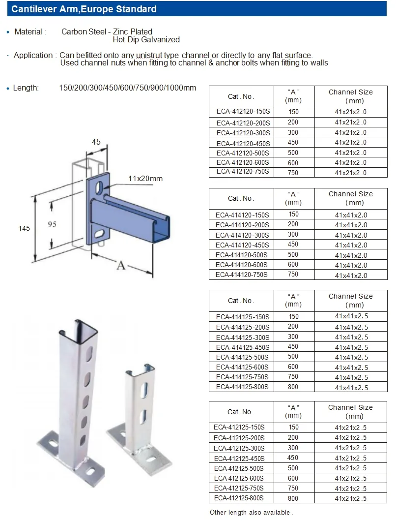 Strut Cantilever Arms Welding