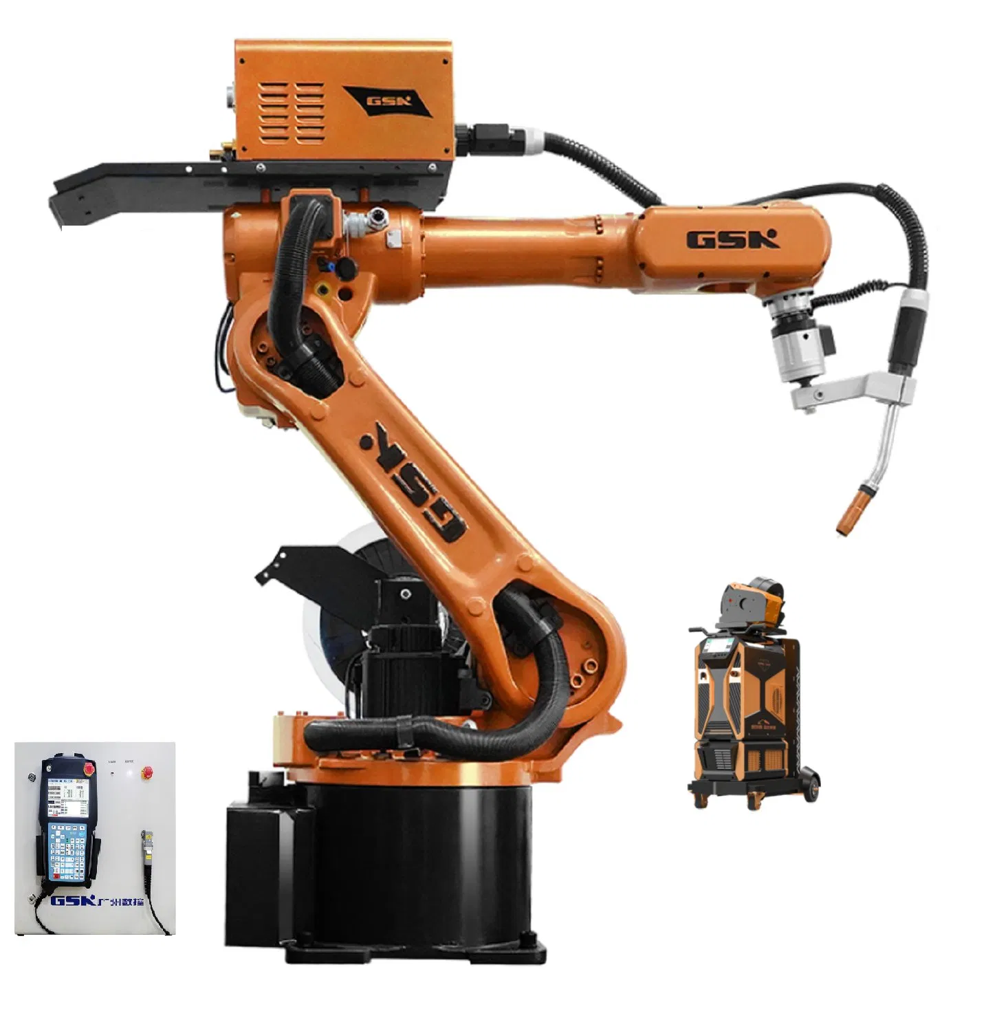 GSK Newest preciseness welding robot MIG/MAC/TIG 6 dof robot arm With Servo Motor for welding