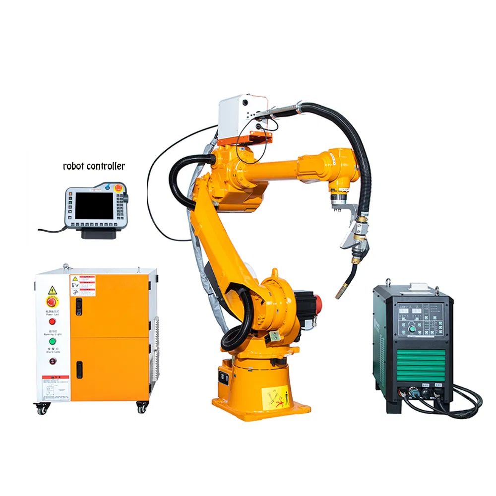Advanced Robotic Welding Arm with Integrated Welder and Controller
