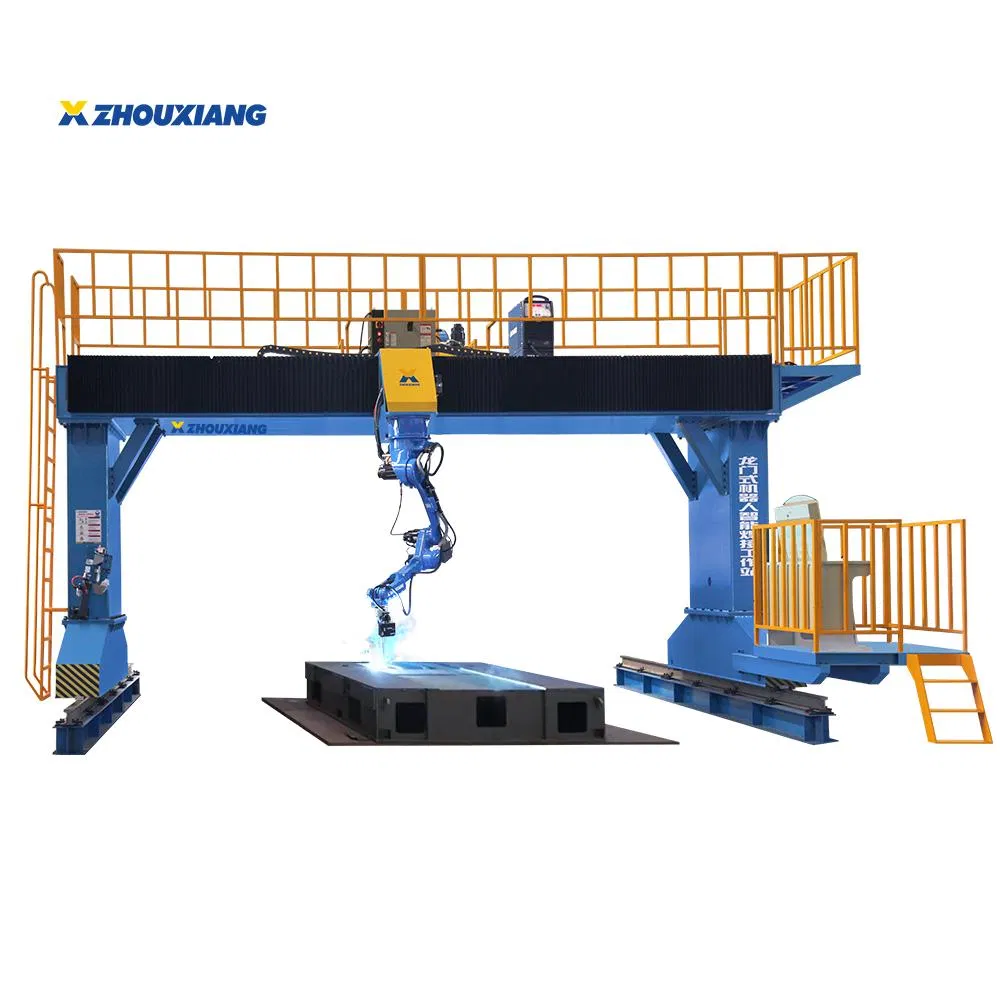 Factory Industrial Automatic Welding Robot Arm Welding Workstation for H Beam