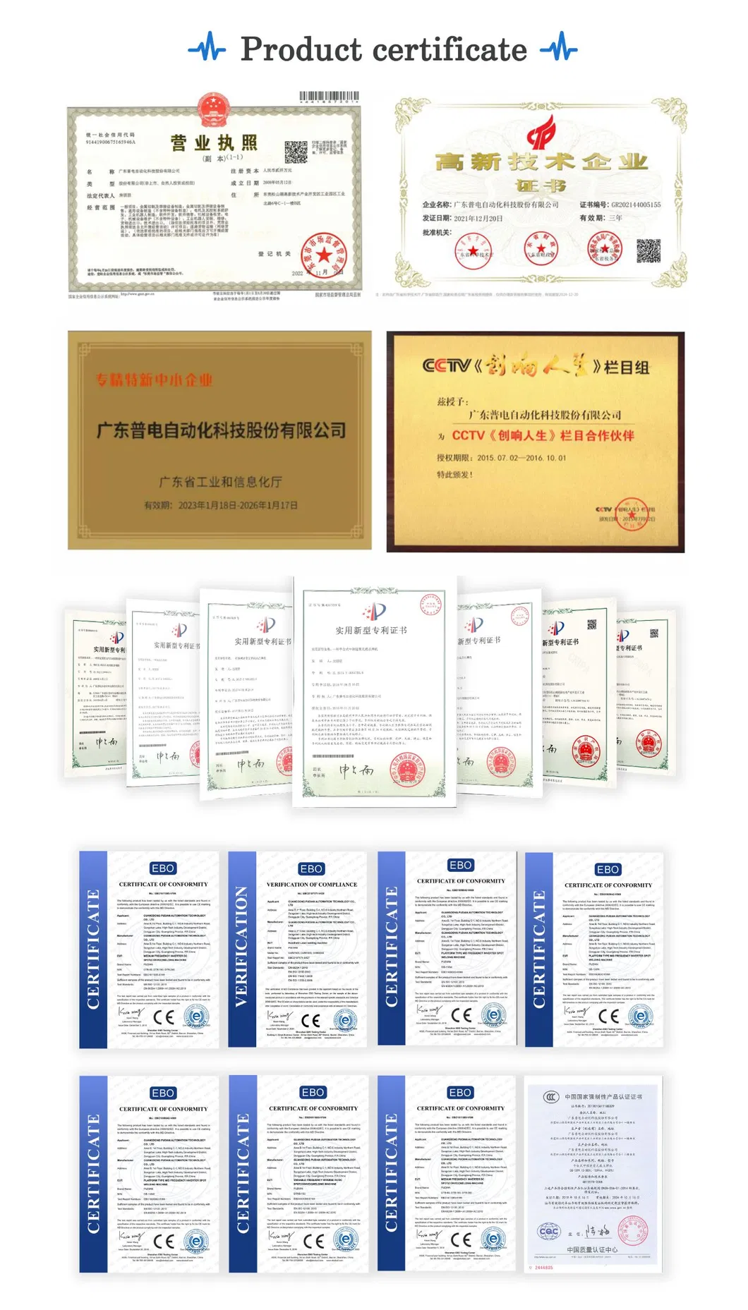 Certificates