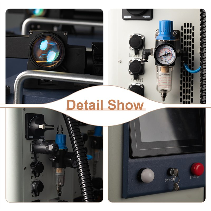 Advanced 300W Laser Cleaning System for Surface Restoration