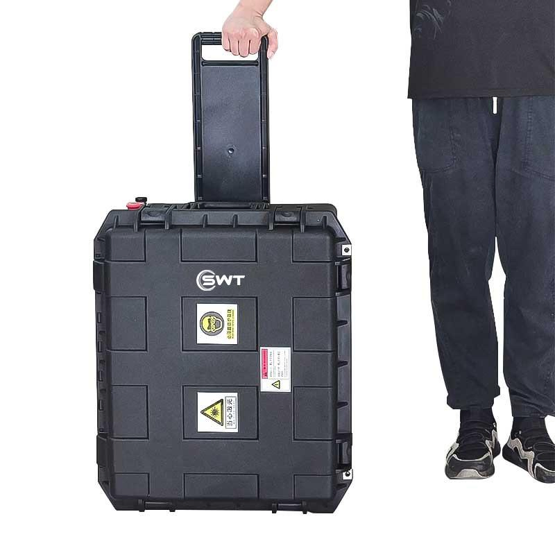 300W Luggage Pulse Laser Cleaner Rust Removal Machine for Oil Oxide Coating