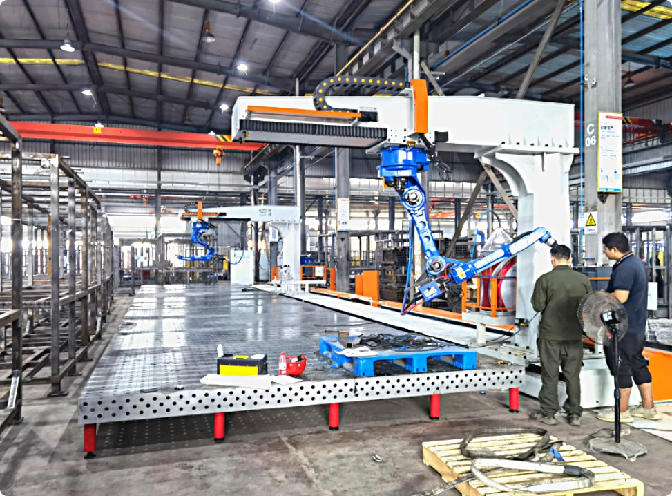 Automatic Welding Robot Arm: High Precision for Metal Structure/Component Welding