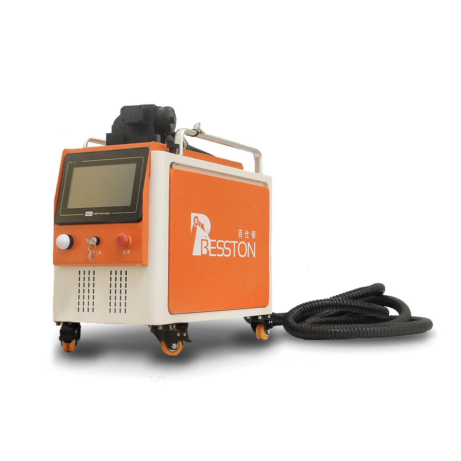 Powerful 200W Air-Cooled Laser Cleaner for Metal Surfaces