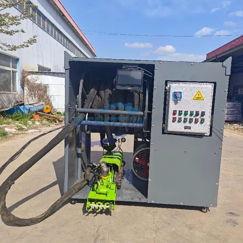 Submersible Crawler Remote Control Robot for Sediment Excavation and Lake Cleaning Track Dredging Robot