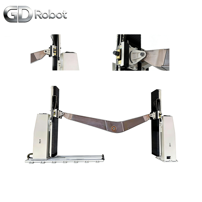 Heavy Duty Overhead Mounted Robot Ground Rail with Stable Operation Performance
