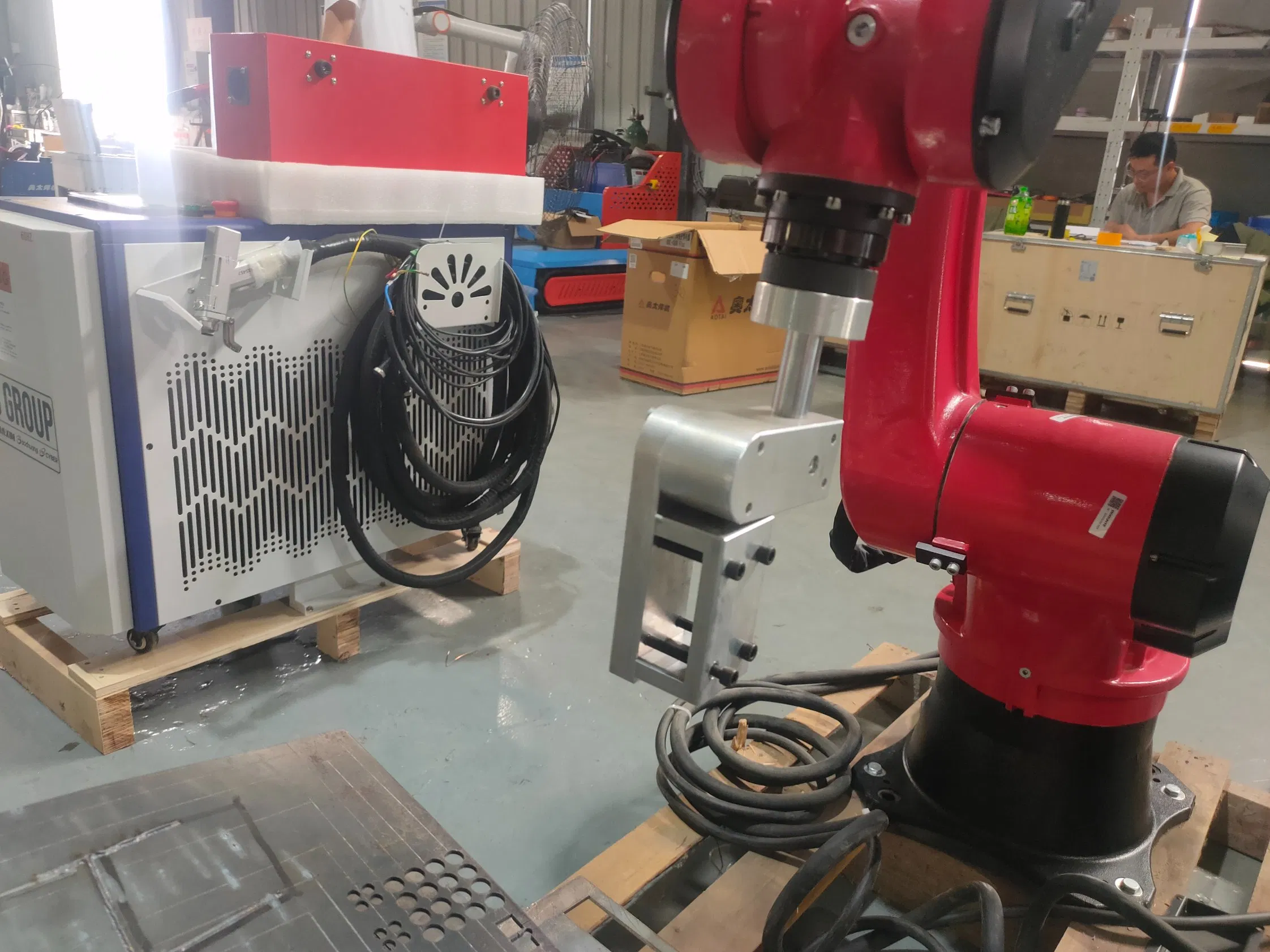 Advanced Six-Axis Laser Welding System for Metal Fabrication
