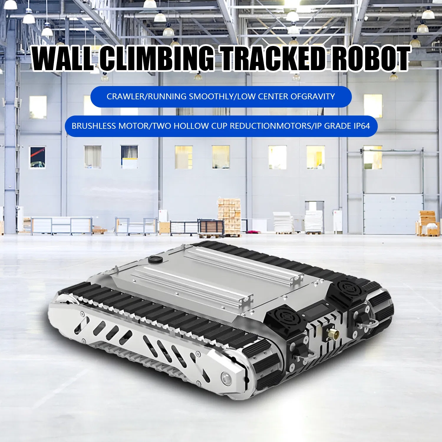 Magnetic Wall Climbing Robot