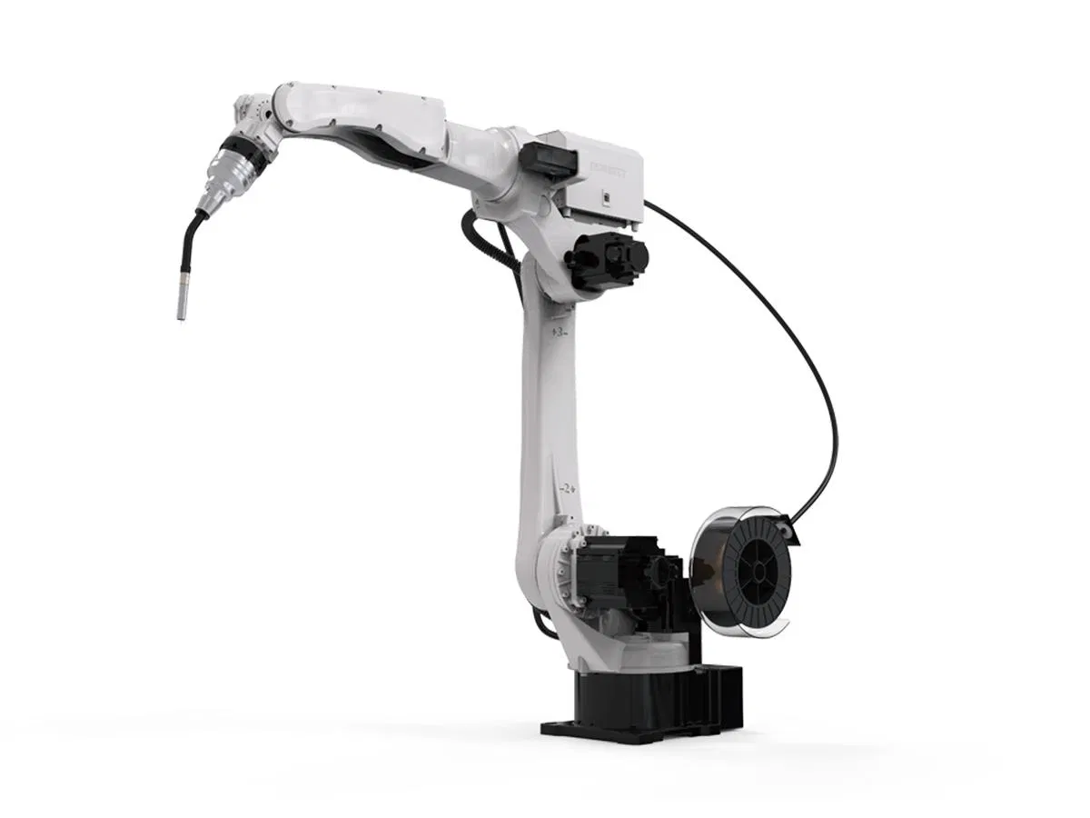 CNC Intelligent Fully Automatic Welding Robot Production Line Ground Rail Welding Machine Workstation with Robotic Arm MIG/TIG/Mag