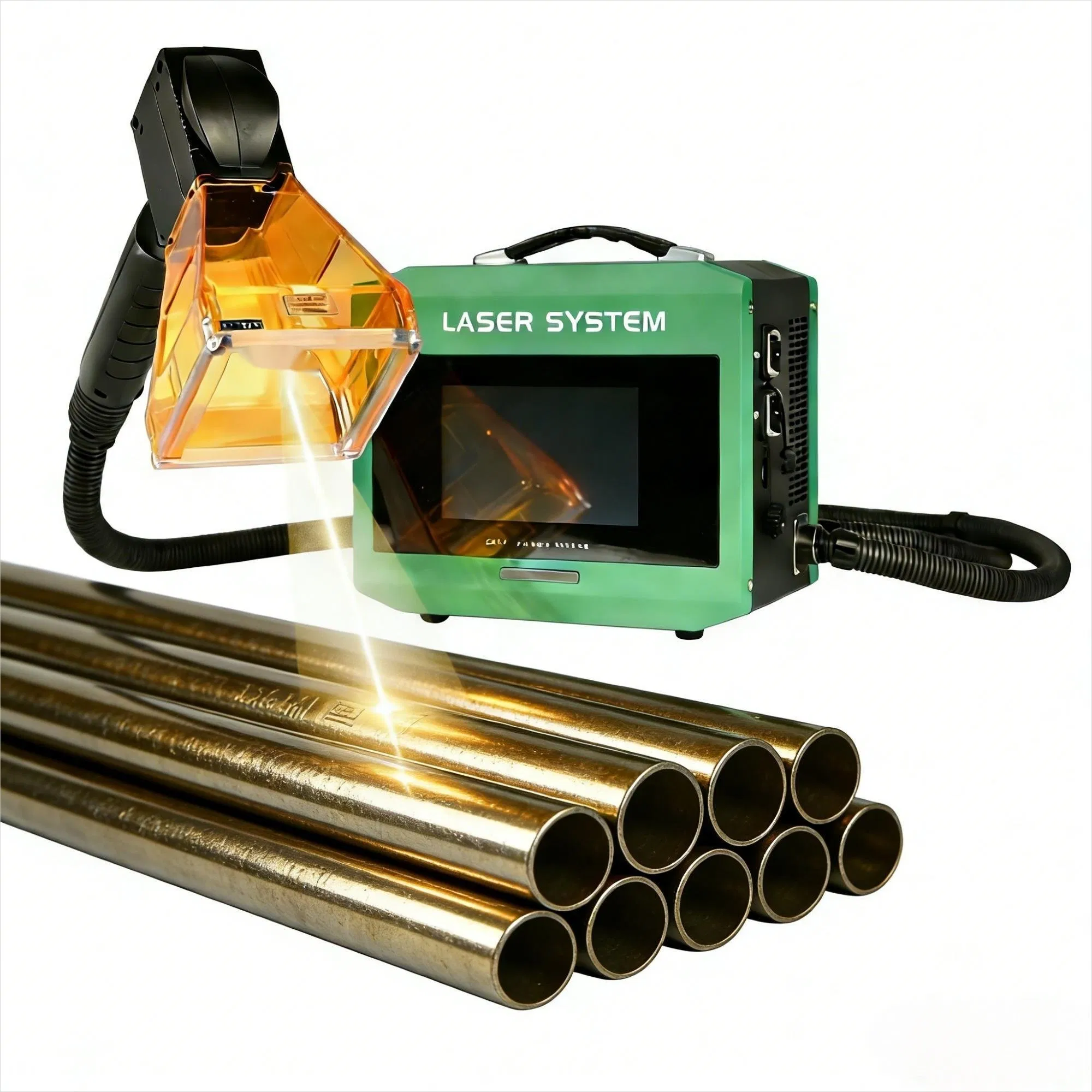 Handheld 20W 30W Laser Marker for Outdoor Aluminum Plastic Materials