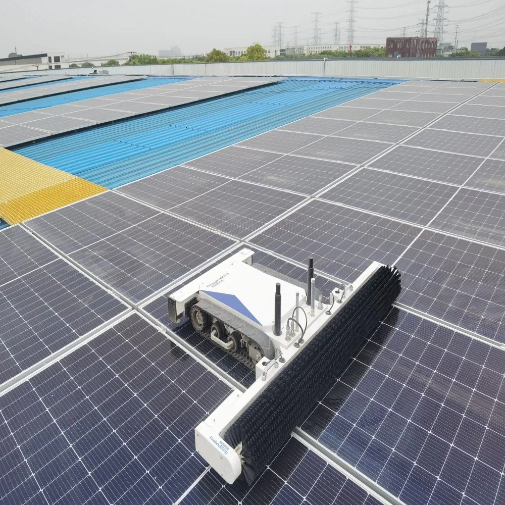 Crawler Walking Photovoltaic Board Cleaning Remote Controlled Robot