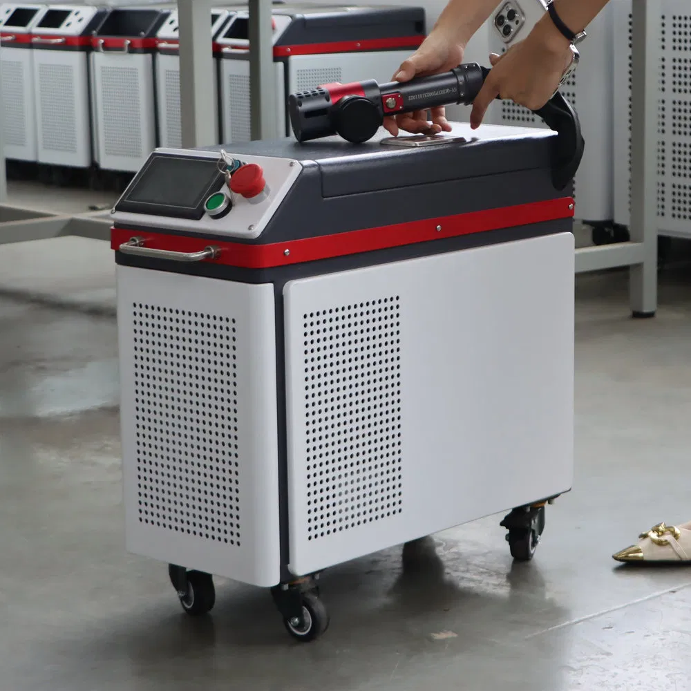 Fatigue Resistant Pulsed Portable Laser Cleaner for Metal Surfaces