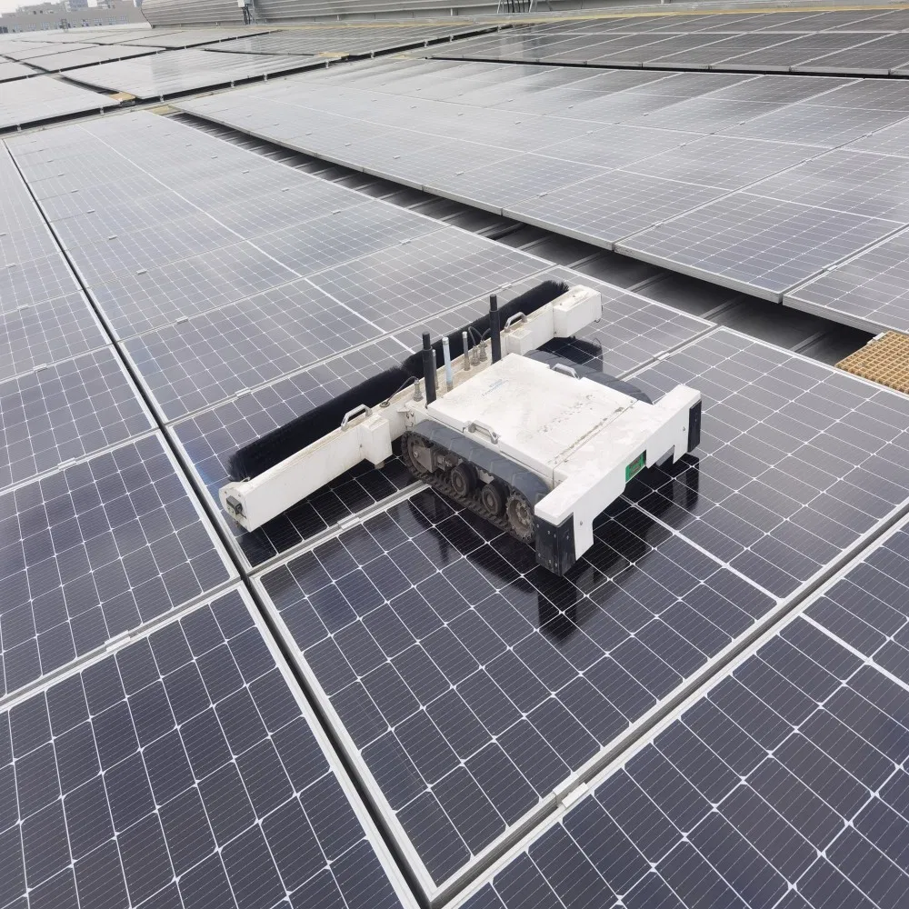 Anti-Fall Crawler Solar Panel Cleaning Robot Automatic Machine