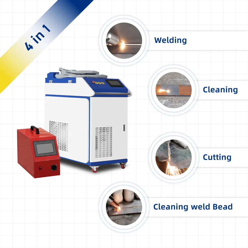 1500W-2000W Handheld Fiber Laser Welder for Stainless Steel Metal Used Raycus &amp; Max Laser Source