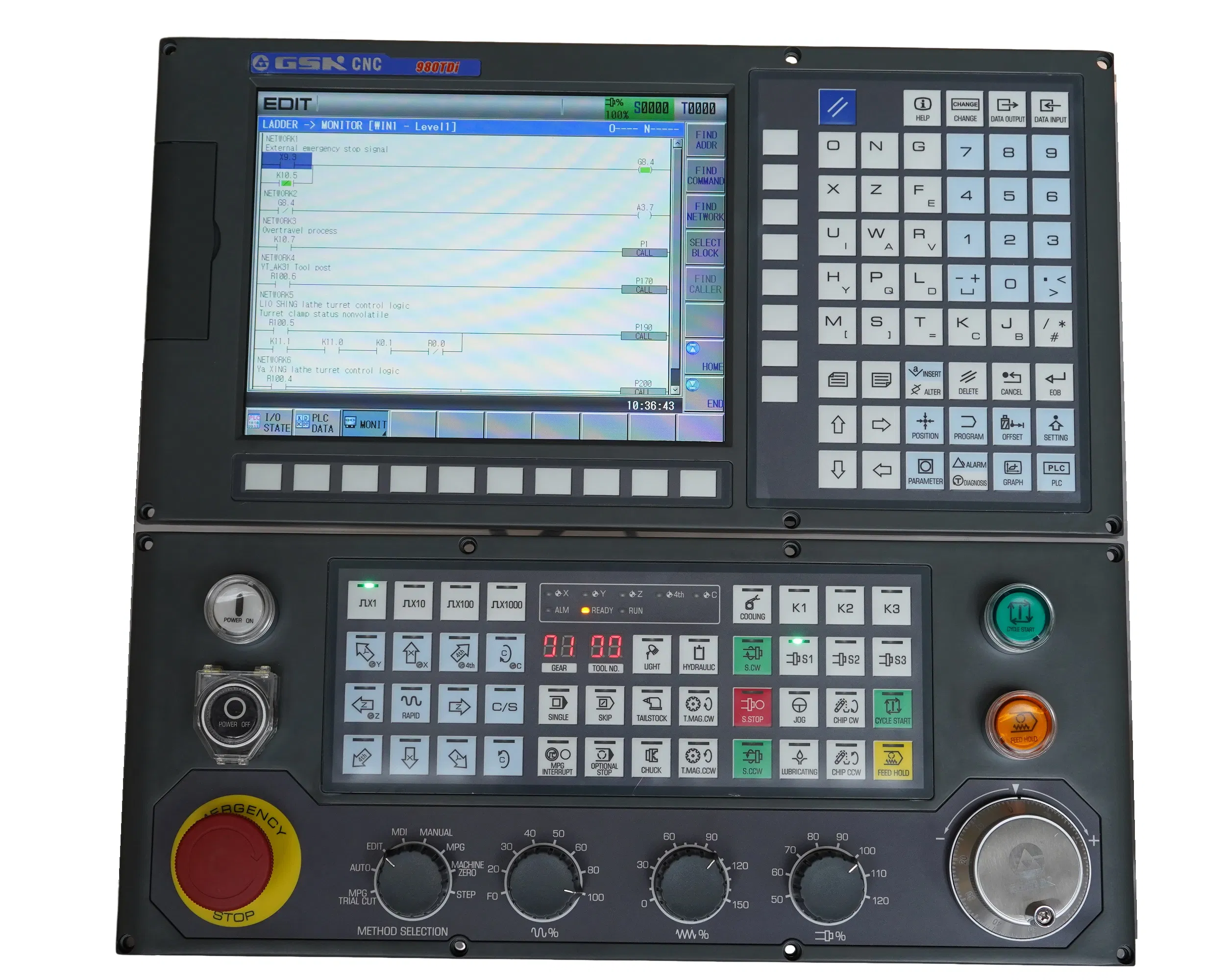 Advanced CNC Lathe Metal Cutting Machine Control System