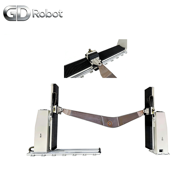 Heavy Duty Inverted Floor Rail Conveyor System for Automated Production Line with OEM Customization Support