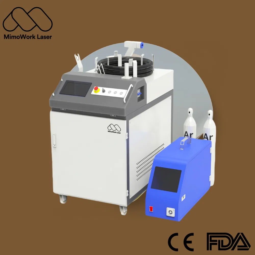 2500W Industrial Cw Laser Cleaner for Paint Removal on Large-Scale Surfaces