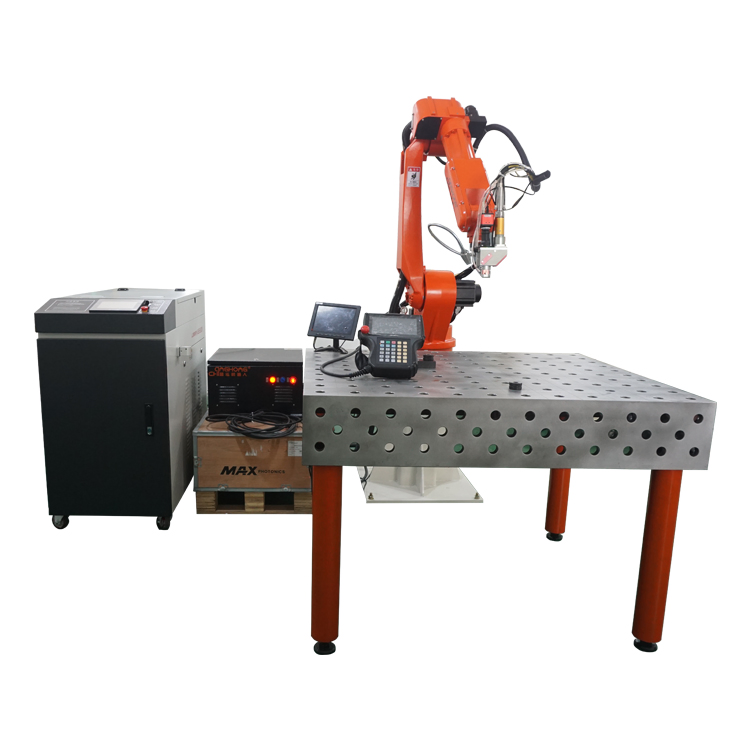 Automatic 6-Axis Laser Welding Robot System for Automotive Parts Sheet Metal and Battery Tray Welding