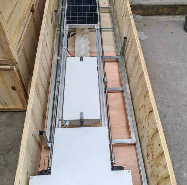 Smart Solar Panel Cleaning Machine Remote-Control Crawler Cleaning Robot for Photovoltaic Washing