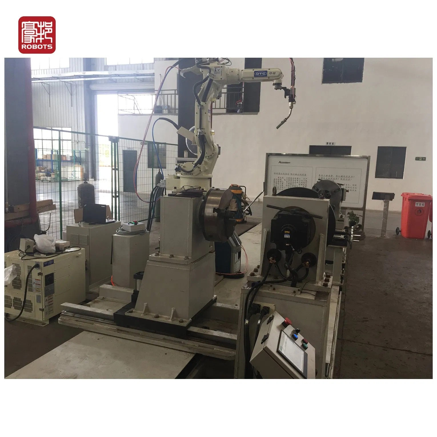 Flange, Pipe and Sleeve Intelligent Welding Robot with Laser Position Finding Function